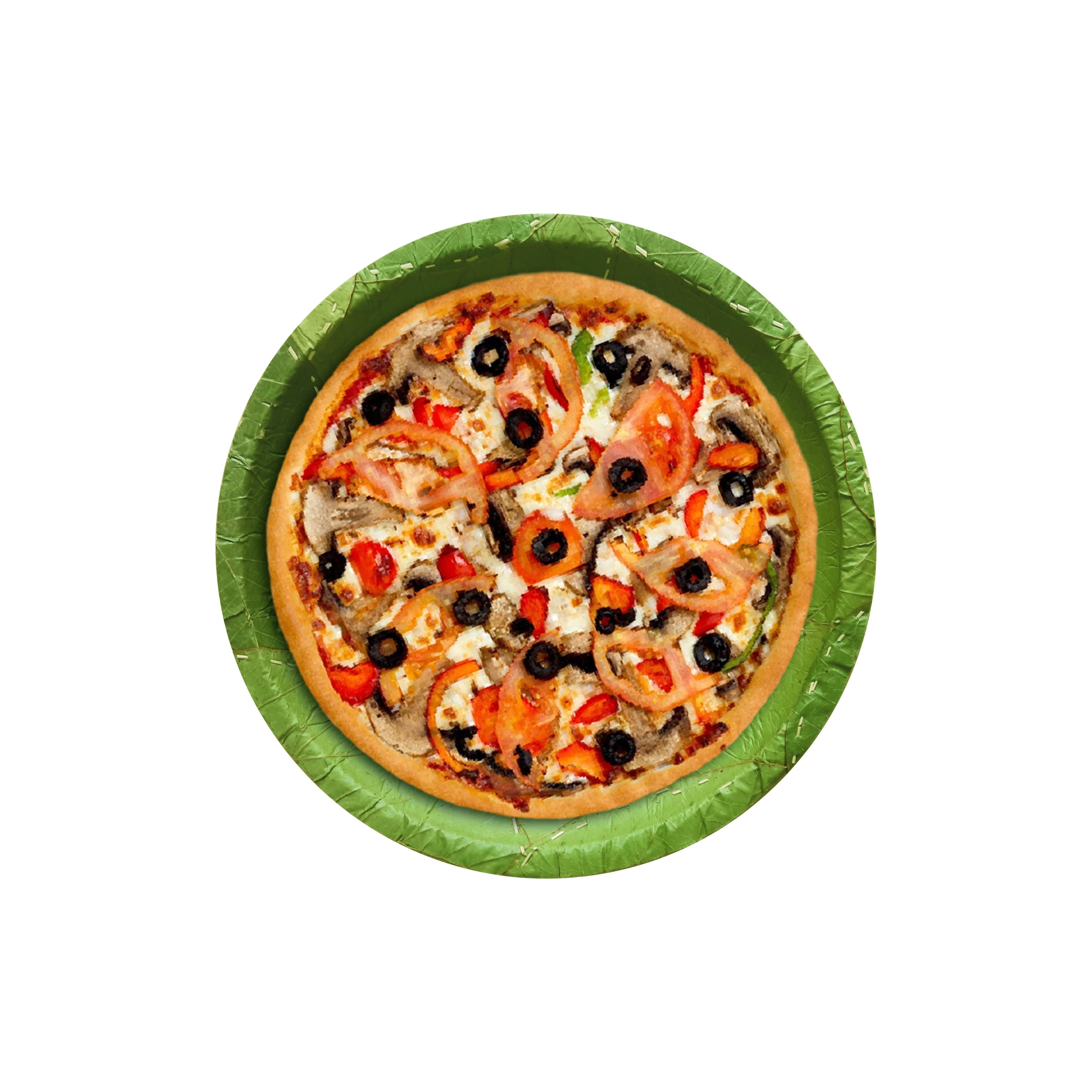12 inch large eco-friendly Siali leaf plate alternate view
