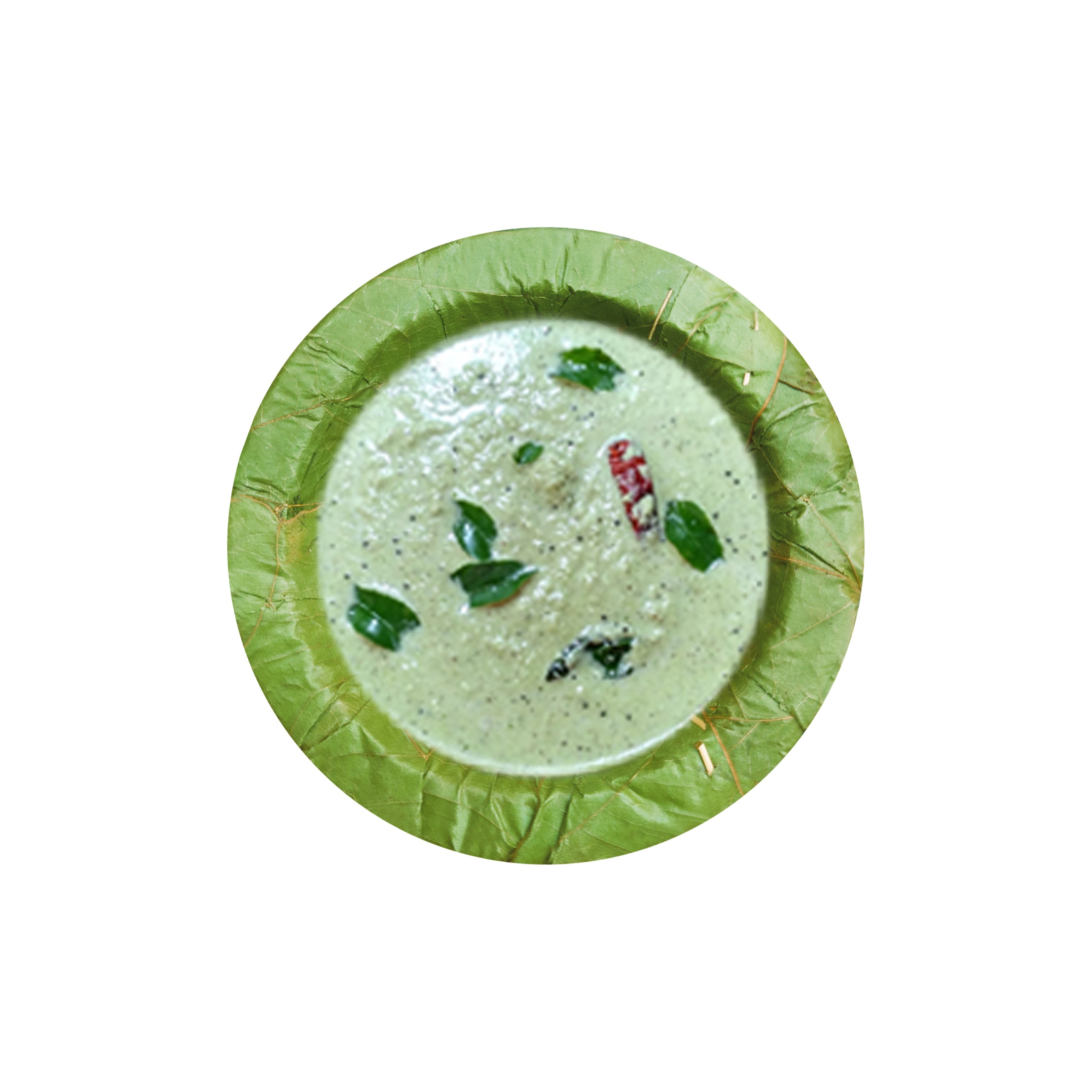 3.5 inch eco-friendly Siali leaf round bowl alternate view